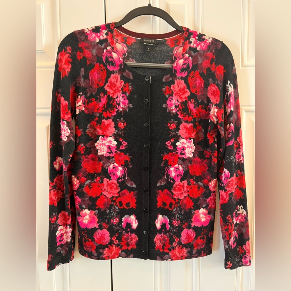 Talbots - Cardigan merino wool sweater